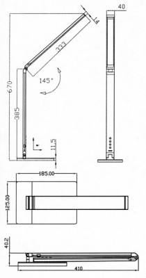 Lindner LED-Tischlampe