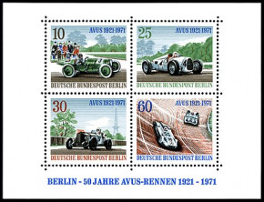 Lindner Klemmtaschen für Sonderblocks Block2 Berliner Zoo (1969)/Block3 Avus, glasklar, 10 Stück, 99 x 74 mm