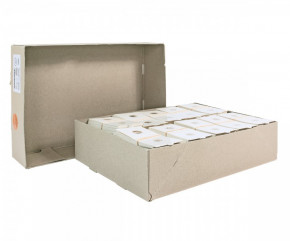 HARTBERGER Münzrähmchen mit ovalem Ausschnitt 38 x 24 mm für Pressed Pennies, zum Heften, 1000er-Packung