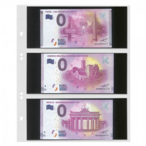 LINDNER Banknotenalbum RONDO mit 10 Banknotenblättern, inkl. Schutzkassette - Hellbraun