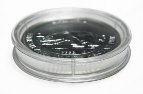 Lindner Münzkapseln Innen-Ø 38,4 mm, Innenhöhe 4,5 mm, 10er-Packung, z.B. für 1½ und 1¼ Oz. Canada (Silber) Polar Bear, Polar Fox, Bison
