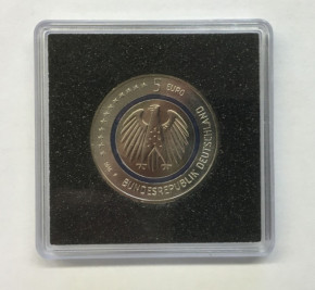 Lindner Münzkapseln CARRÉE 27 mm, 4er Pack